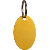Produktbild von Kentucky Namensplakette Oval Anhänger Gold Metall Größe M