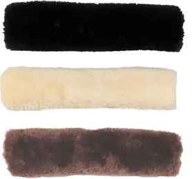 Kentucky Nasenriemenschoner aus Lammfell in Natur Beige One Size - 1 Stk. – Bild 1 von 7
