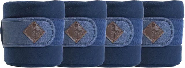 Kentucky Polobänder für Pferde mit Glitter und Fleece in Blau – Bild 1 von 1