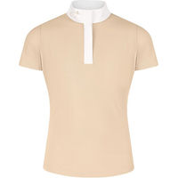 Produktbild von Kentucky Sammy Junior Reitshirt für Kinder mit kurzen Ärmeln Weiß oder Beige