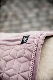 Kentucky Satteldecke Schabracke Velvet Velours Rosa für Vollblut Pferde – Bild 1 von 2