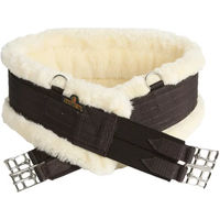 Produktbild von Kentucky Sattelgurt aus Nylon mit Lammfell in Braun 145 cm