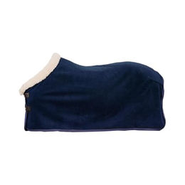 Kentucky Show Heavy Abschwitzdecke für Pferde aus Fleece in Navy Blau Grösse 145 – Bild 1 von 6
