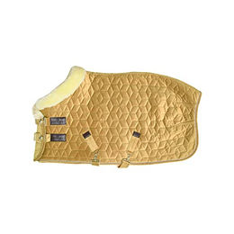 Kentucky Showdecke aus Samt in Beige – Bild 1 von 6