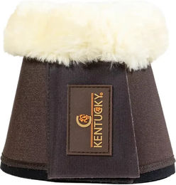 Kentucky Solimbra Sprungglocken aus Neopren mit Lammfell Braun XXL – Bild 1 von 6