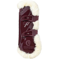 Produktbild von Kentucky Springgamaschen Bamboo Elastik aus veganem Schaffell XS in Rot oder Rosa