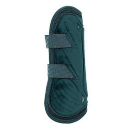 Kentucky Springgamaschen Bamboo Elastik Velvet für Pferde Dunkelgrün Größe M – Bild 1 von 3