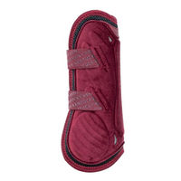 Produktbild von Kentucky Springgamaschen Bamboo Elastik Velvet in Bordeaux Rot Größe L