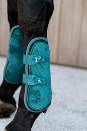 Kentucky Springgamaschen Bamboo Elastik Velvet in Emerald Grün Größe S – Bild 1 von 3