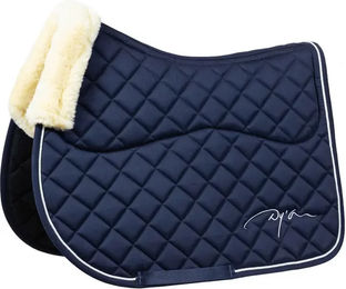 Kentucky Springschabracke aus veganer Wolle in Navy Blau für Warmblut – Bild 1 von 6