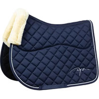 Produktbild von Kentucky Springschabracke aus veganer Wolle in Navy Blau für Warmblut