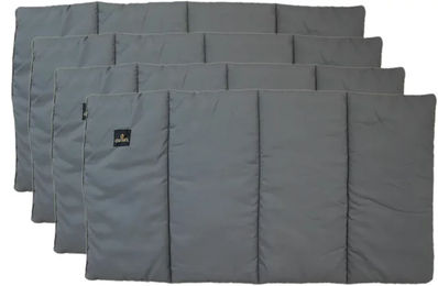 Kentucky Stall Gamaschen aus Baumwolle Grau 4er Pack für Vollblut – Bild 1 von 4