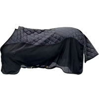 Produktbild von Kentucky Transport Combo Cooler Fleecedecke für Pferde Schwarz 140 - 1 Stk.