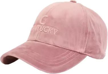 Produktbild von Kentucky Velvet Baseballmütze für Kinder in Rosa aus Velours