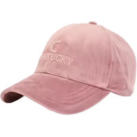 Produktbild von Kentucky Velvet Baseballmütze für Kinder in Rosa aus Velours