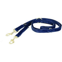 Produktbild von Kentucky Velvet Hundeleine aus Mikrofaser Blau 200 cm