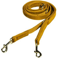 Produktbild von Kentucky Velvet Hundeleine aus Mikrofaser Gelb 200 cm