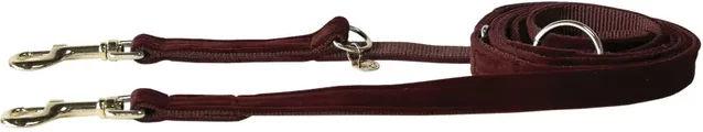 Produktbild von Kentucky Velvet Hundeleine aus Mikrofaser in Rot 200 cm