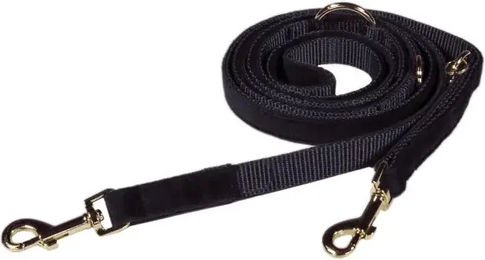 Kentucky Velvet Hundeleine aus Nylon in Schwarz 200 cm - 2 m – Bild 1 von 5