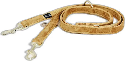 Kentucky Velvet Hundeleine aus Velours 200 cm Gelb - 2 m – Bild 1 von 3