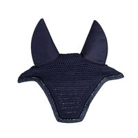 Produktbild von Kentucky Wellington Glitter Soundless Fliegenhaube für Pferde Blau aus Neopren