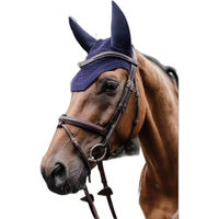 Produktbild von Kentucky Wellington Soundless Fliegenhaube für Pferde Dunkelblau Größe L