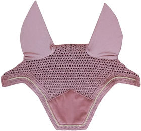 Kentucky Wellington Velvet Fliegenhaube für Pferde in Rosa für Vollblut – Bild 1 von 5
