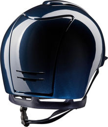 Produktbild von KEP Cromo 2.0 Shine Front & Rear Reithelm aus Kunststoff in Schwarz oder Blau Größe M