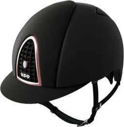 Produktbild von KEP Italia Cromo Textile Reithelm Rosegold Größe L