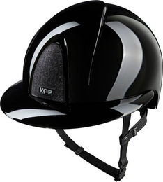 KEP Italia Smart Nova Metal Polish Star Polo Reithelm mit Visor aus Kunstleder – Bild 1 von 3