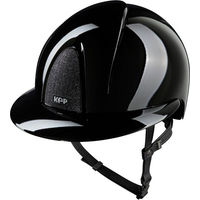 Produktbild von KEP Italia Smart Nova Metal Polish Star Polo Reithelm mit Visor aus Kunstleder
