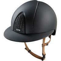Produktbild von KEP Italia Smart Nova Reithelm mit Polo Visor in Beige und Textil-Design