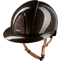 Produktbild von KEP Italia Smart Nova Reithelm mit Polo Visor und beige Kunstleder Strap