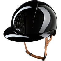 Produktbild von KEP Italia Smart Nova Reithelm mit Polo Visor und Kunstlederriemen in Beige Größe L