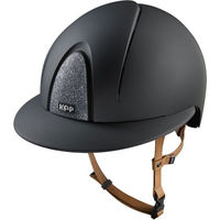 Produktbild von KEP Italia Smart Nova Reithelm Textile Beige mit Silber Star Polo Visor
