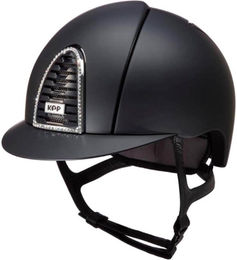 KEP Reithelm Cromo 2.0 Textile Crystal Black/Crystal Größe L – Bild 1 von 1
