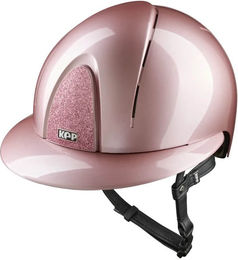 KEP Smart Nova Metal Polish Reithelm Pink Glitzer mit Polo Visier Größe L 59-62 – Bild 1 von 1