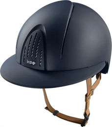 Produktbild von KEP Smart Nova Reithelm mit Visier und Kinnriemen Beige Textile Unisex Größe M