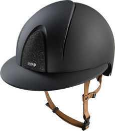 Produktbild von KEP Smart Nova Textile Reithelm beige mit Polo Visor und Star Design