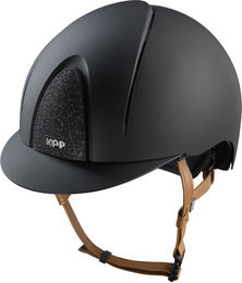 KEP Smart Nova Textile Reithelm beige mit Star Strap aus Kunstleder Größe L – Bild 1 von 2