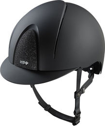 KEP Smart Nova Textile Star Reithelm aus Kunstleder in Schwarz Blau Braun oder Silber Größe L – Bild 1 von 2