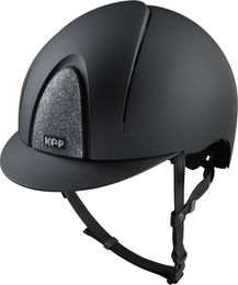 KEP Smart Nova Textile Star Silver Reithelm aus Kunstleder in Silber Schwarz Größe M – Bild 1 von 2