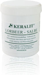 Produktbild von Keralit Pfotenbalsam Lorbeersalbe zur Hufpflege Weiß