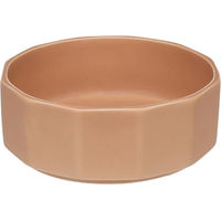 Produktbild von Keramik Futternapf für Hunde Flamingo Design Rosa Beige Größe M - 800 ml