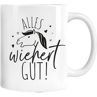 Produktbild von Keramiktasse mit Sprüchen von mrs. RIDE