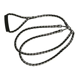 Produktbild von Kerbl 82177 Doppelleine aus Nylon Schwarz/Grau 140cm x 12mm 48 Stück - 48 x 140 cm