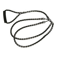 Produktbild von Kerbl 82177 Doppelleine aus Nylon Schwarz/Grau 140cm x 12mm 48 Stück - 48 x 140 cm