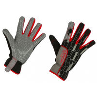 Produktbild von Kerbl Active-Handschuh Horen aus Silikon Gr. 9/L Unisex Schwarz Grau Rot