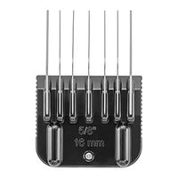 Produktbild von Kerbl Aesculap Aufsteckkamm GT174 aus Edelstahl in Schwarz für GH700 GT736 GT746 und GT710 Favorita Scherköpfe mit 16mm Schnittlänge