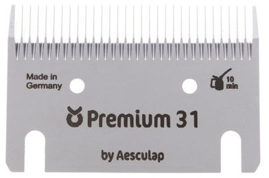 Kerbl Aesculap Schermesser-Set Premium aus Edelstahl für Pferd und Rind 31/15 Zähne – Bild 1 von 7